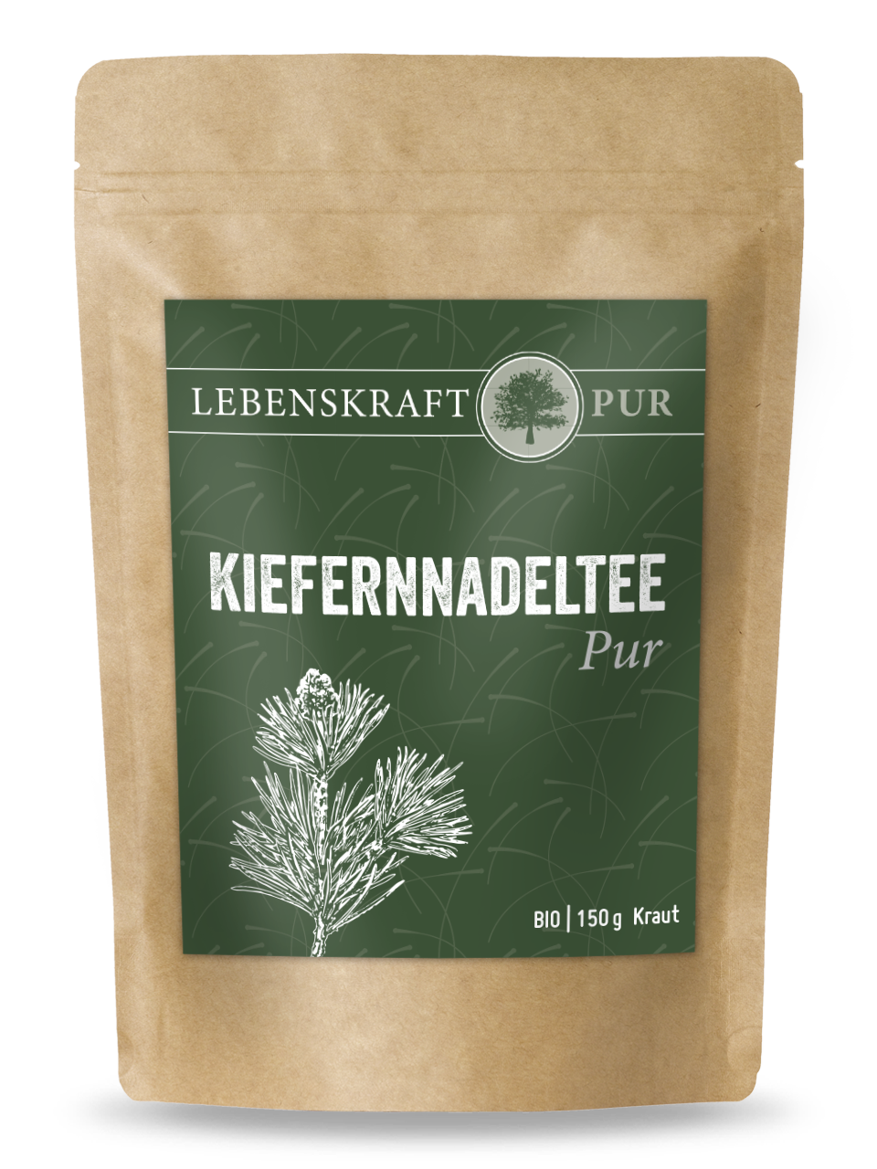 Bio Kiefernnadeltee Pur | Wildsammlung aus europäischen, bio-zertifizierten Wäldern Was ist Bio Kiefernnadeltee Pur? Bio Kiefernnadeltee Pur besteht aus geschnittenen Kiefernnadeln aus europäischer, bio-zertifizierter Wildsammlung. Die Kiefernnadeln werden hierbei vollkommen naturbelassen und unsortiert abgefüllt. Aus diesem Grund können in Bio Kiefernnadeltee Pur zusätzlich Kiefernsprossen enthalten sein, welche für ein noch waldigeres und angenehmes Aroma sorgen.