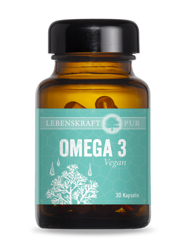 Omega 3 Vegan | Algen und natürlichem Vitamin E mit 100 % veganes Omega-3-Öl Omega 3 Vegan kann verwertbare Omega-3-Fettsäuren aus der Mikroalge Schizochytrium sp liefern. Sie ist von Natur aus reich an den natürlichen Omega-3-Fettsäuren DHA und EPA. Die Algen für Omega 3 Vegan werden in Bio-zertifizierten Zuchtanlagen gewonnen. Bei der Algenzucht selbst wird dabei höchster Wert auf die Reinheit der Algen gelegt. Im Zuge dessen kommen keinerlei Schadstoffe zum Einsatz.