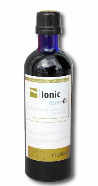 Ozonisiertes Olivenöl | Ozonisiertes Olivenöl in einer lichtschützenden Blauglasflasche. Der Inhalt der lichtschützenden Blauglasflasche ist ein echtes ozonisiertes Olivenöl. Es ist in 100 ml oder 200 ml erhältlich. Wenn Sie ozonisiertes Olivenöl kaufen möchten, können Sie die gewünschte Menge auswählen. Einfache praktische Dosierung durch Pipette! 100% ozonisiertes Olivenöl in höchster Qualität. Unser Produkt enthält nur Ozon und natives Olivenöl ohne Farb- und Konservierungsstoffe mit hohem Sauerstoffgehalt. Es ist vollkommen naturbelassen, glutenfrei, natürlicher Geschmack, natürliche Rohstoffe, vegan und laktosefrei.