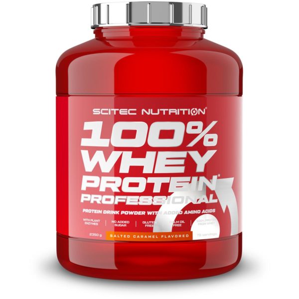 Whey Protein Professional | 100% Whey Protein Professional 2350g Dose mit extra Aminosäuren und Verdauungsenzymen! Aspartamfrei! 100% Whey Protein Professional ist ein exzellente, qualitativ hochwertige Mischung aus Molkenkonzentrat und Molkenisolat. Nahrungsproteine sind eine Quelle aus Stickstoff und unerlässlichen Aminosäuren, welche der Körper zum Erhalt und Wachstum des Körpergewebes, sowie zur Erhaltung der Muskelmasse und zur Erhaltung der normalen Knochen*, benötigt.