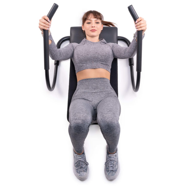 AB Roller Bauchtrainer | AB Roller Bauchtrainer Profi Bauchroller mit Kopfstütze und Matte Das ergonomische Design des Profi AB-Roller mit der stabilen Konstruktion und dem anatomisch geformten Kopfpolster garantieren eine optimale Kopf- und Rückenposition während des Bauchmuskeltrainings.