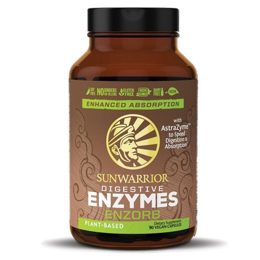 Enzorb | Sunwarrior Enzorb Digestive Enzymes hilft bei Verdauung Digestive Enzymes Enzorb  Du hast es wahrscheinlich schon einmal gehört: "Du bist, was Du isst". Obwohl das Essen gesunder Lebensmittel der erste Schritt zur richtigen Ernährung ist, kannst Du den vollen Gehalt der Nährstoffe nur erhalten, wenn Dein Körper sie auch aufnehmen kann.