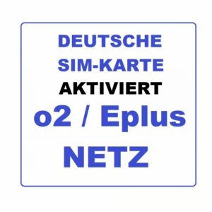 Deutsche Sim-Karte o2 Netz Aktiviert