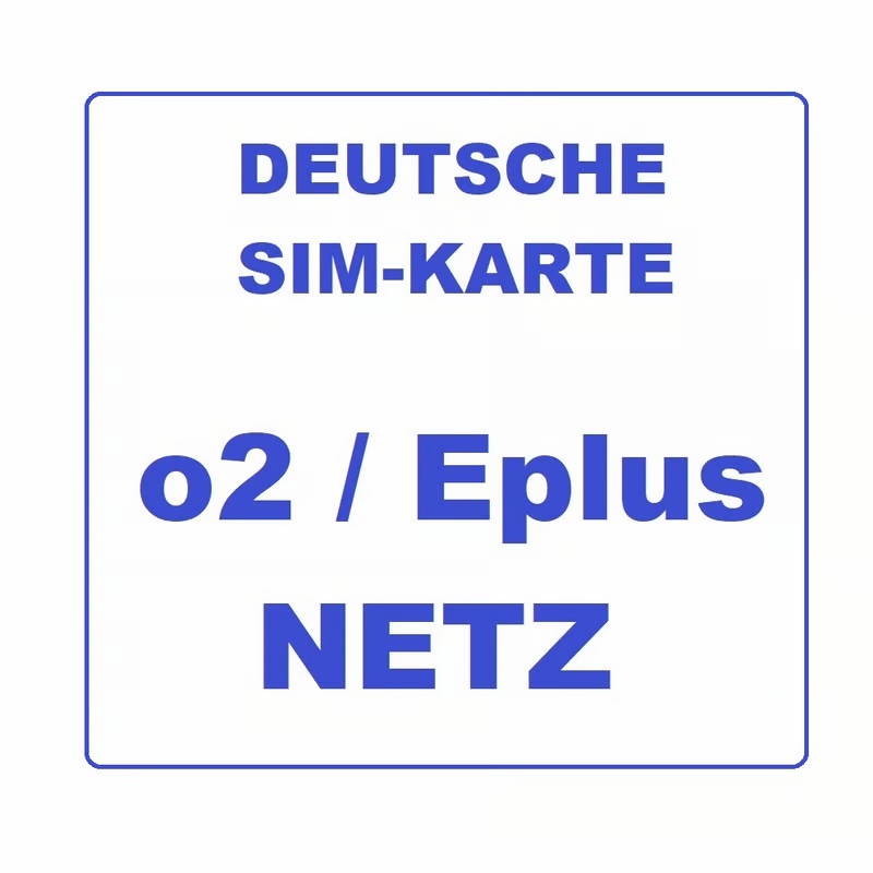 Sim-Karte o2 | Deutsche Sim-Karte o2 Netz Aktiviert Prepaid Sim-Karte – Aktiviert & Startklar Entdecken Sie die Sim-Karte o2 im zuverlässigen o2 Netz – Ihre flexible Lösung für Telefonie und mobiles Internet ohne Vertrag! Einfach einlegen und sofort loslegen: Telefonieren, SMS schreiben oder einen passenden Tarif buchen. Ihre Vorteile mit der o2 Prepaid Sim-Karte Keine monatliche Grundgebühr: Nutzen Sie die Sim-Karte o2 ohne versteckte Kosten. Flexibler 15-Cent-Tarif: Nur 15 Cent pro Minute oder SMS – ideal für Wenignutzer. Tarifwechsel jederzeit möglich: Passen Sie Ihren Tarif an Ihre Bedürfnisse an. 3-in-1 SIM-Format: Kompatibel mit allen Geräten (Nano-SIM, Micro-SIM, Standard-SIM). Deutsche Rufnummer (+49): Sofort einsatzbereit im o2 Netz von Telefónica. Keine Vertragsbindung: Volle Kostenkontrolle mit Prepaid.