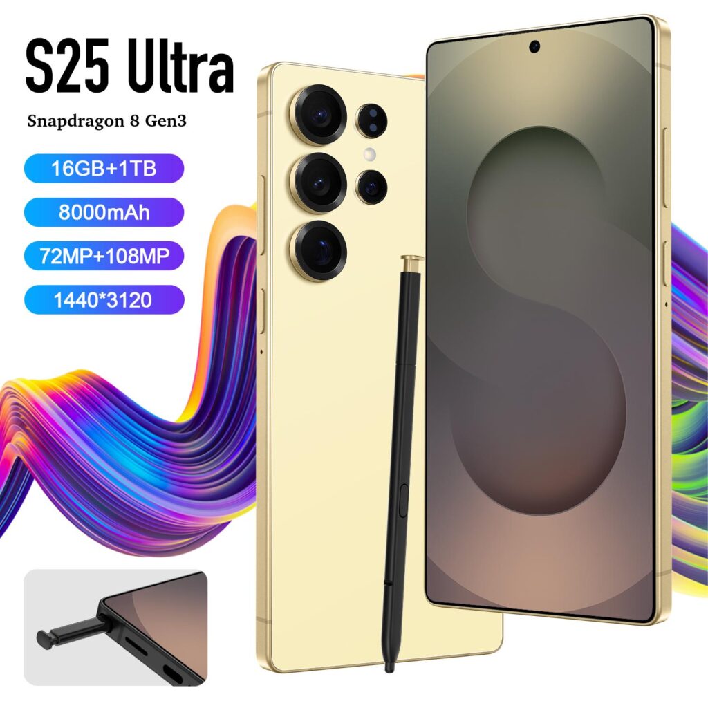 S25 Ultra Elite | S25 Ultra Elite 16GB 1TB 5G Smartphone Vollständig Anbieter frei entsperrtes Smartphone Entdecken Sie das S25 Ultra Elite – Kraftvolles Smartphone für Gaming, Business & Entertainment! Mit Snapdragon 8 Gen3, HD-Gaming mit Dual-SIM und 7,3-Zoll-OLED-Display-Bildschirm Android 15