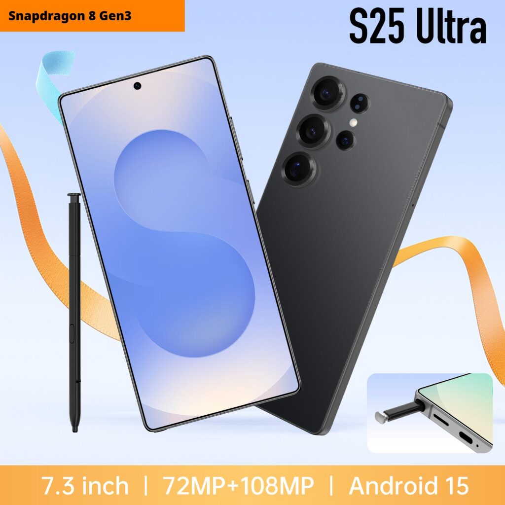 S25 Ultra Elite | S25 Ultra Elite 16GB 1TB 5G Smartphone Vollständig Anbieter frei entsperrtes Smartphone Entdecken Sie das S25 Ultra Elite – Kraftvolles Smartphone für Gaming, Business & Entertainment! Mit Snapdragon 8 Gen3, HD-Gaming mit Dual-SIM und 7,3-Zoll-OLED-Display-Bildschirm Android 15