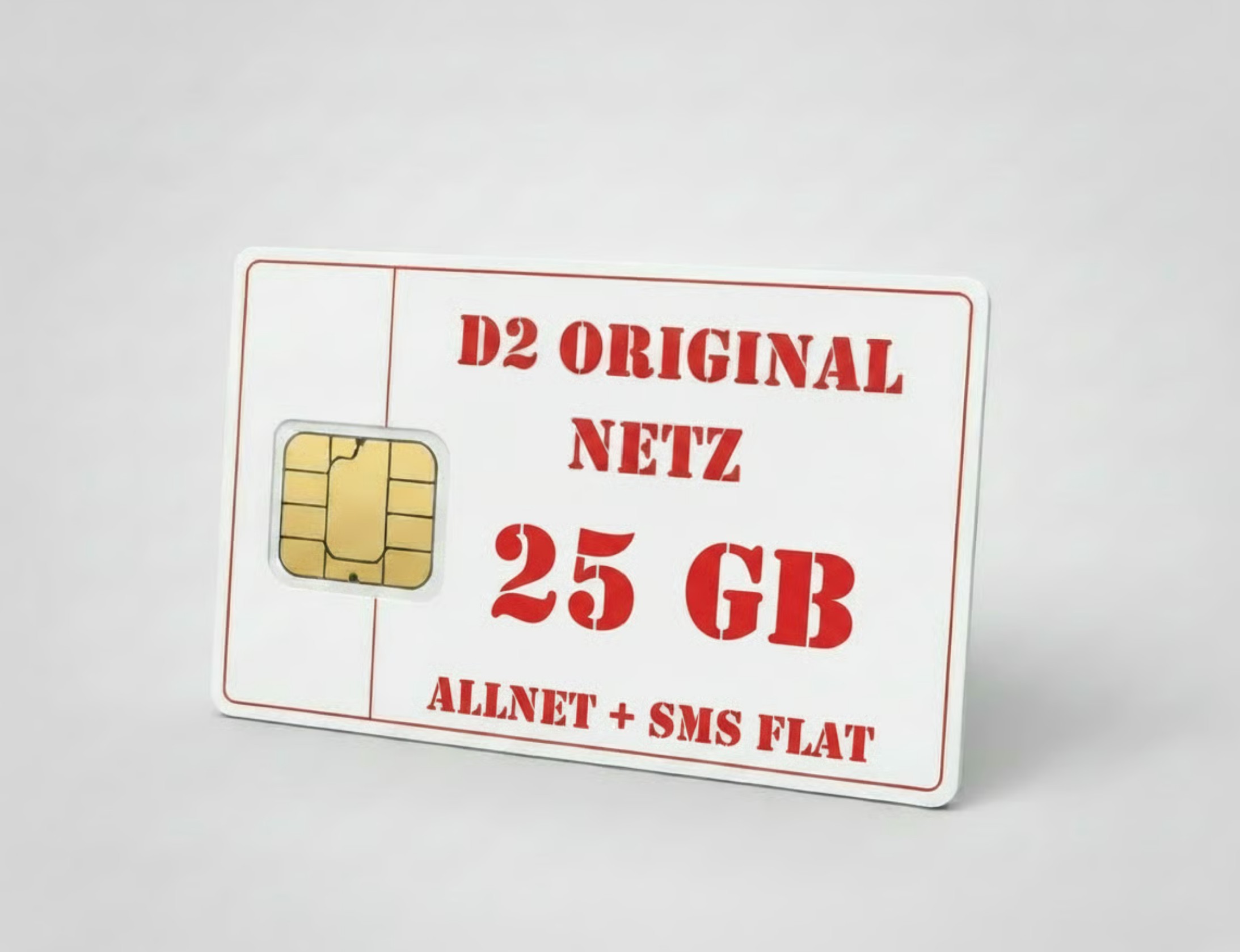 Sim-Karte D2 25 GB 3 Sim-Karte D2 25 GB