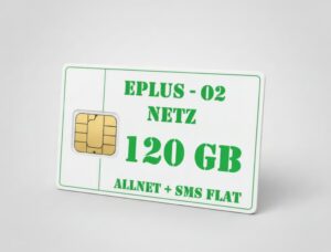 Deutsche Sim-Karte o2 120GB Netz Aktiviert