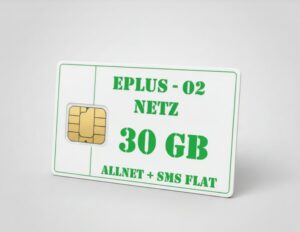 Deutsche Sim-Karte o2 30GB Netz Aktiviert